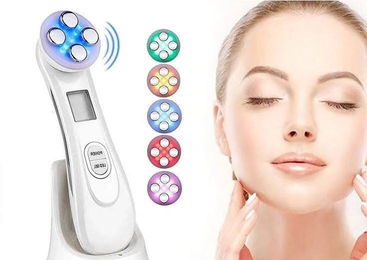 5 in 1 ems ref and light therapy treatment for acne scarring and pigmentation and fine lines.