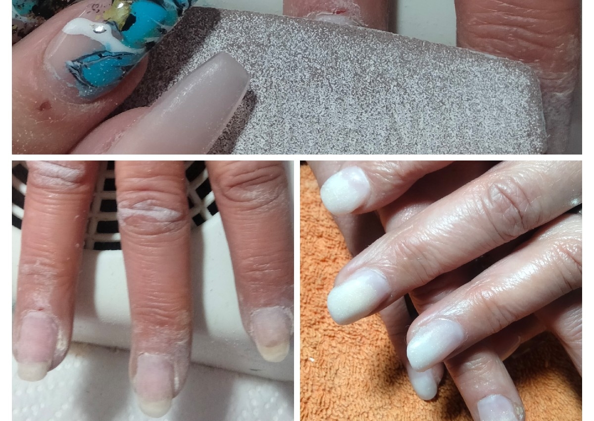 Maintenance colour change with nail art