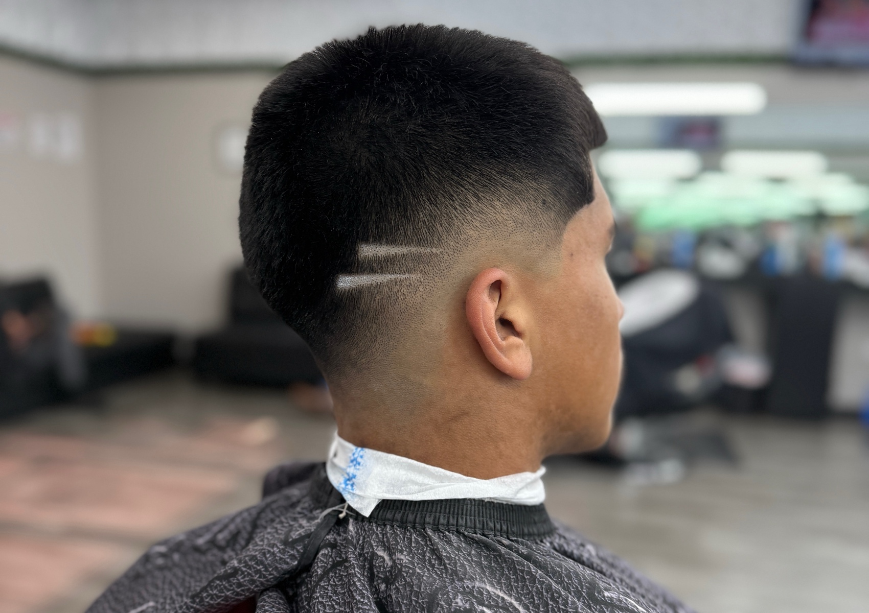 Haircut fade 