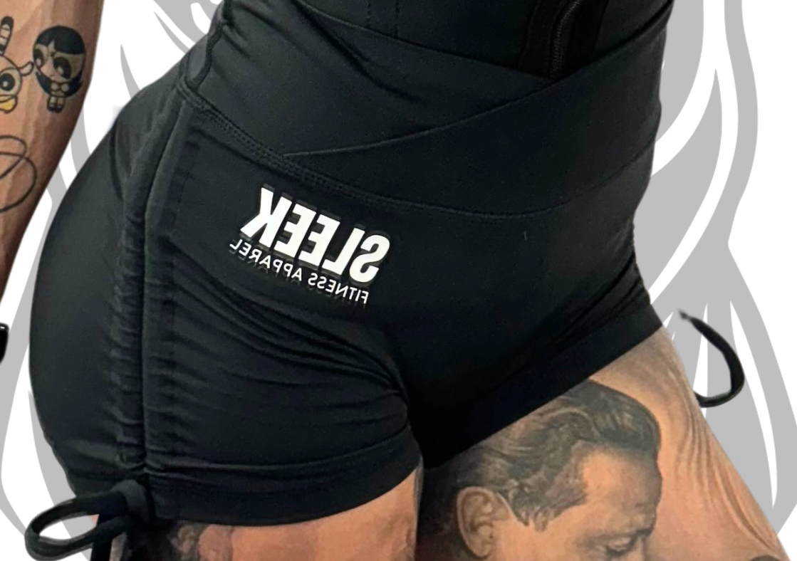 Bella Black Booty Shorts - Sleek