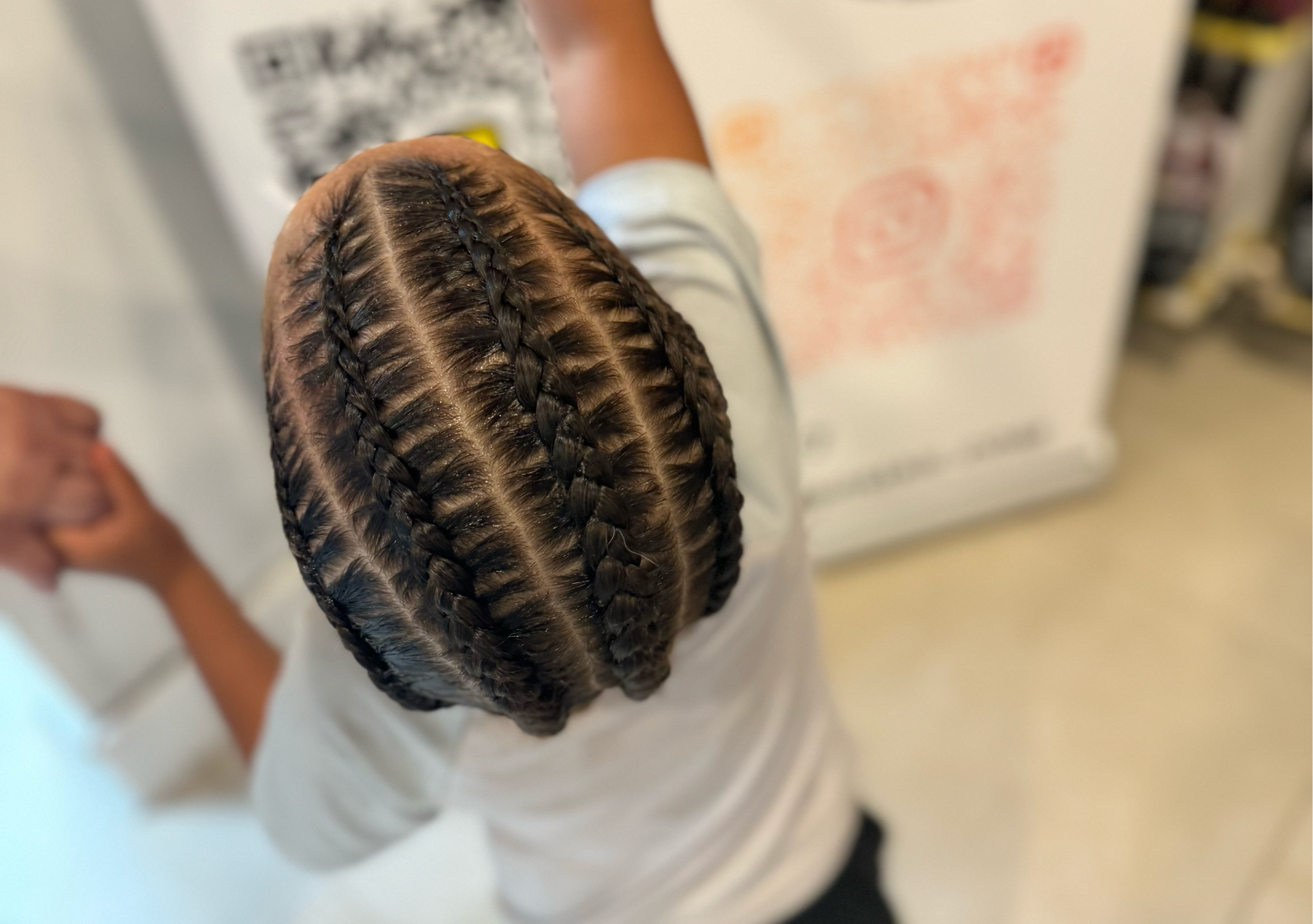 Kids Simple cornrow braid styles 