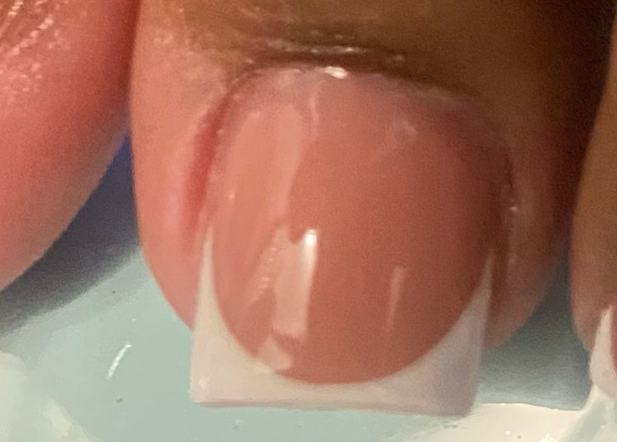 Acrylic on Big Toes with French