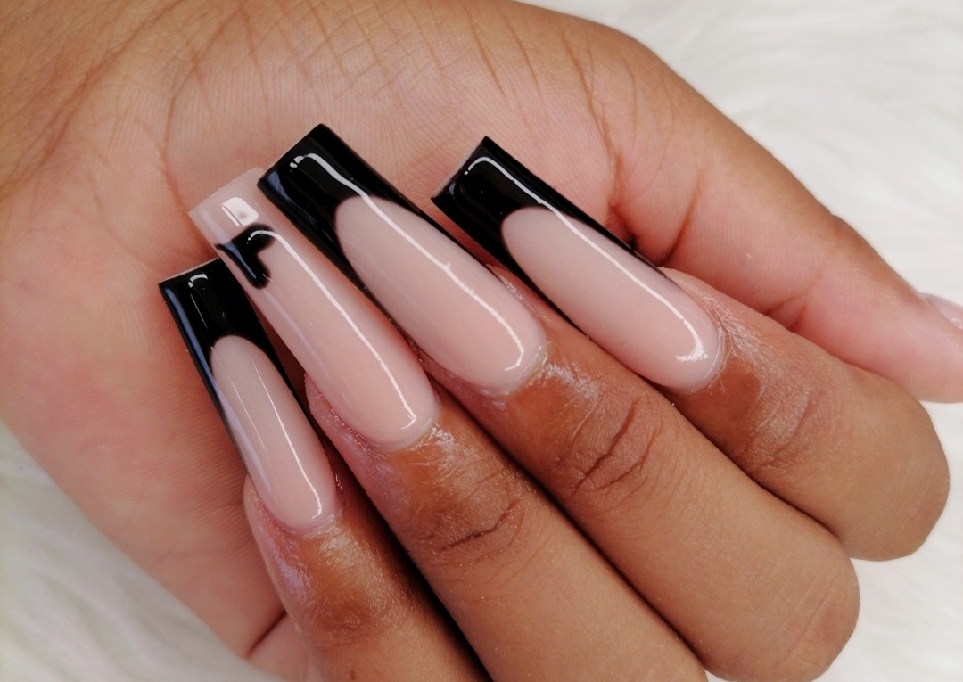 Acrylic long french 