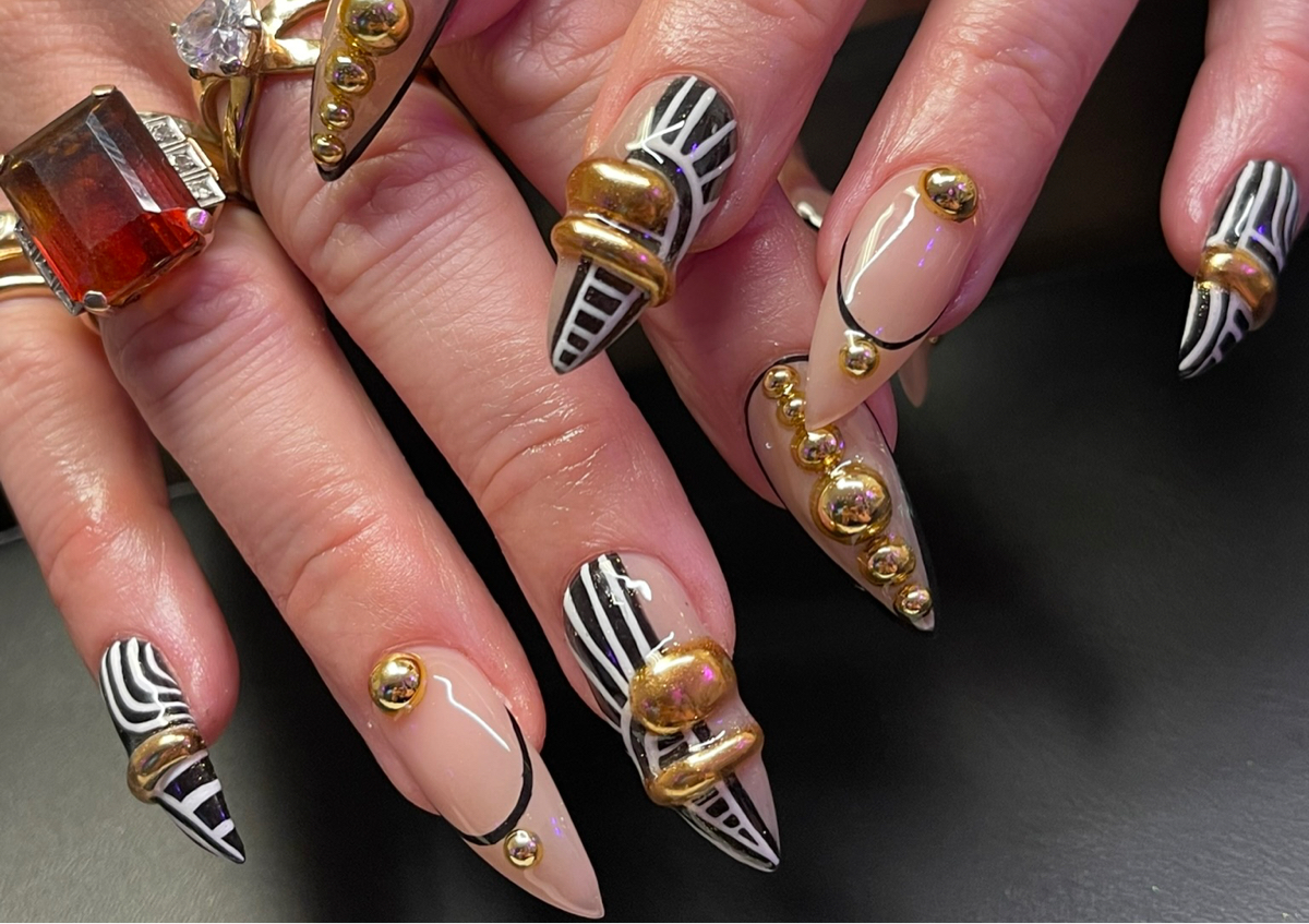 Triple Dog Dare Set (Gel Mani w/ Detailed Art On All)