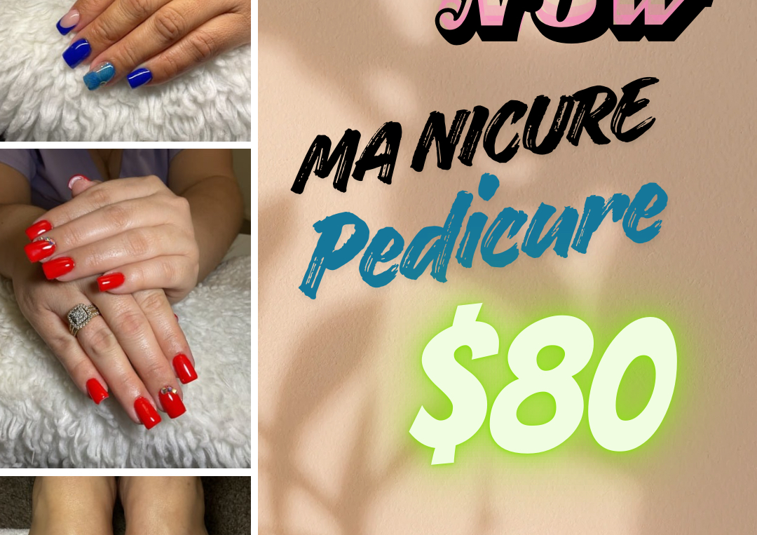 Manicure and pedicure