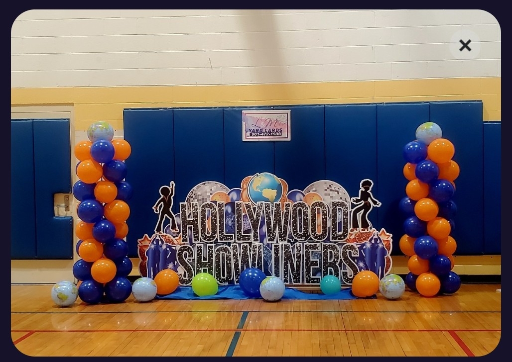 Sign and Balloon Columns Combo 