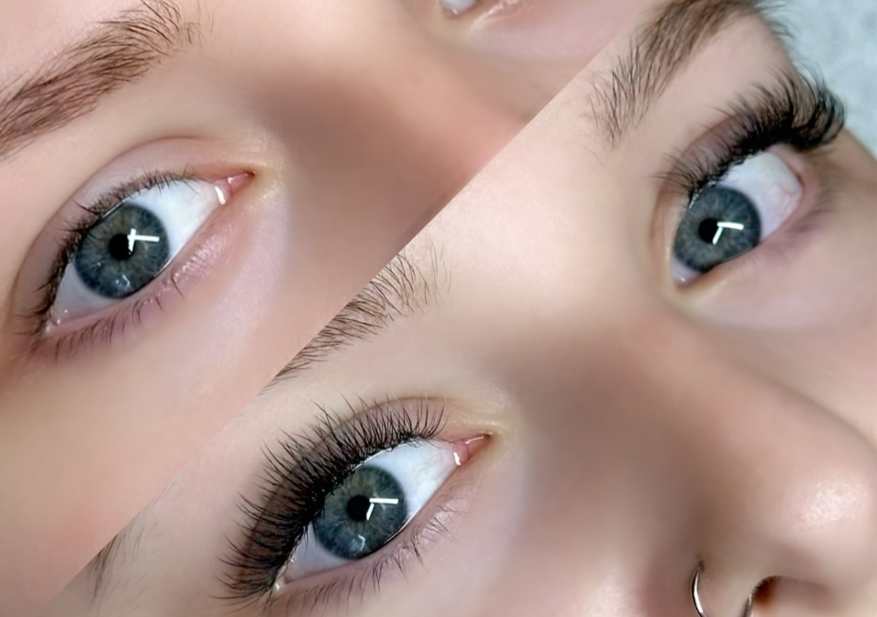 Wispy Hybrid Lashes - New Full Set 