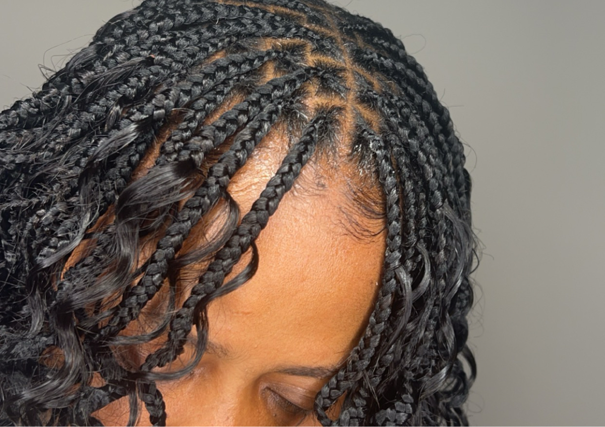 Boho braids and afro boho braids