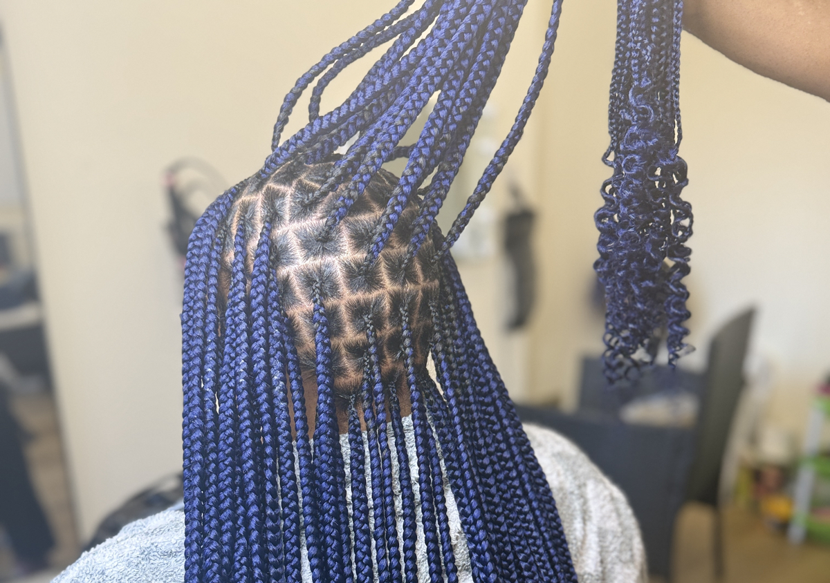 Knotless braids