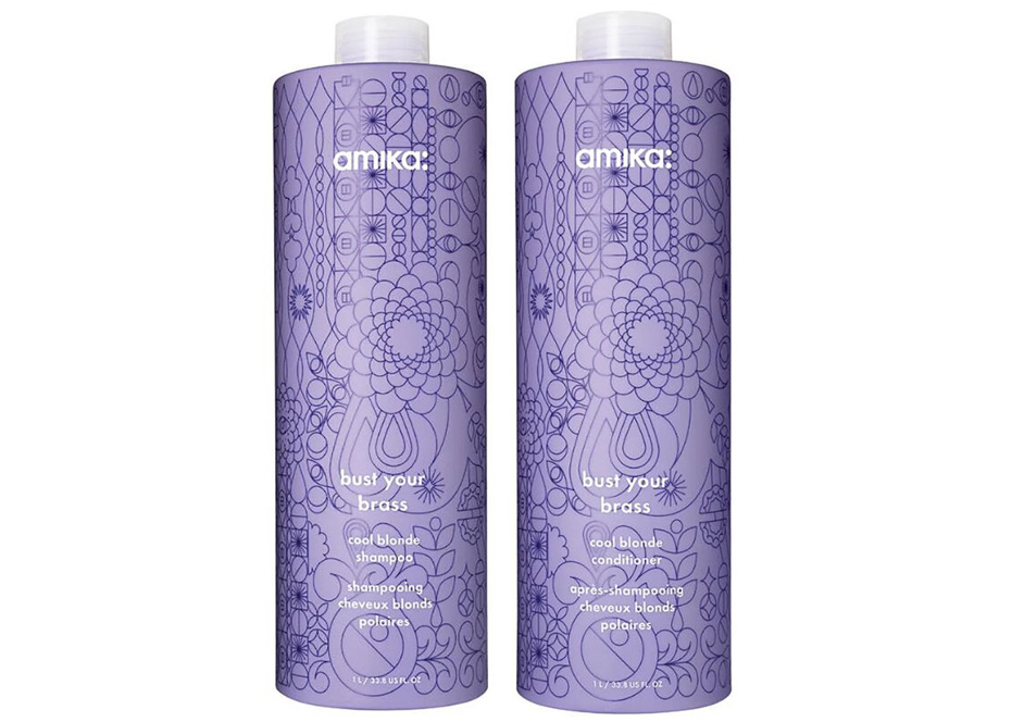 Amika Purple Shampoo and Conditioner (33.8 oz)