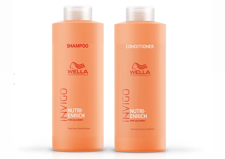 Wella INVIGO Nutri-Enrich Deep Nourishing Conditioner and Shampoo (33.8 oz)