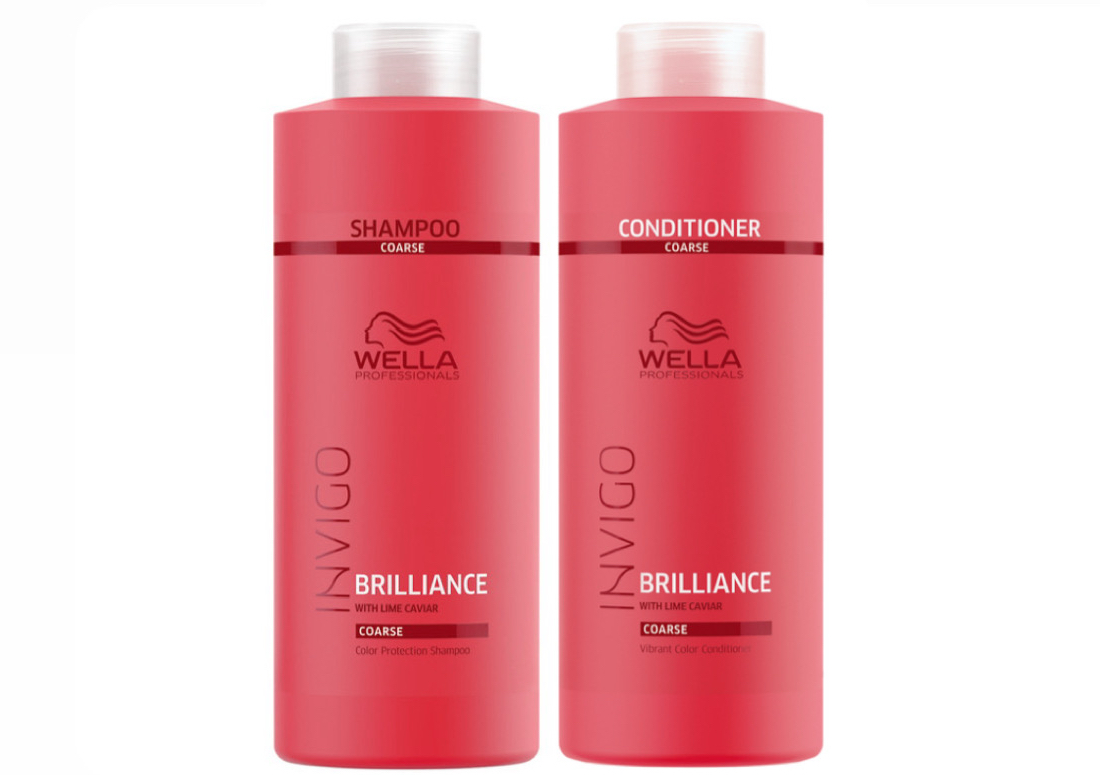 Wella INVIGO Brilliance Color Shampoo  and Conditioner for Coarse Hair (33.8 oz)