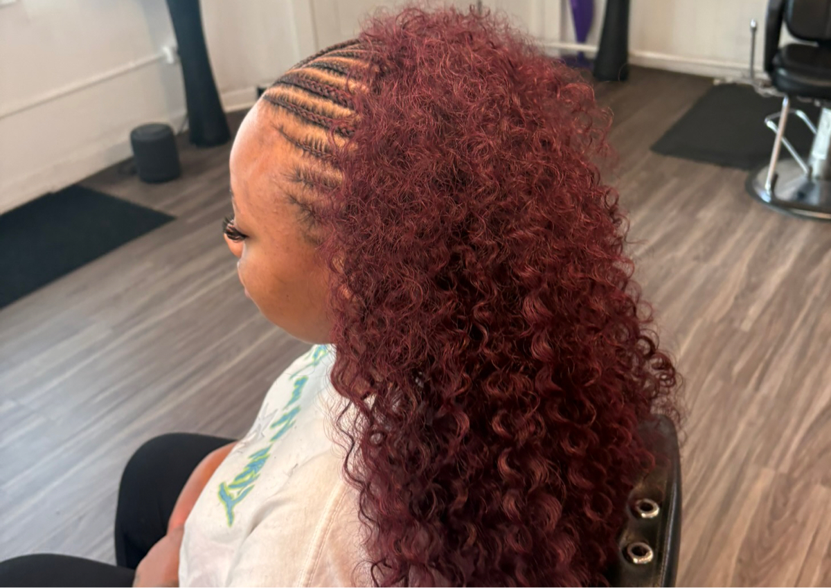 Half quick weave/braids 