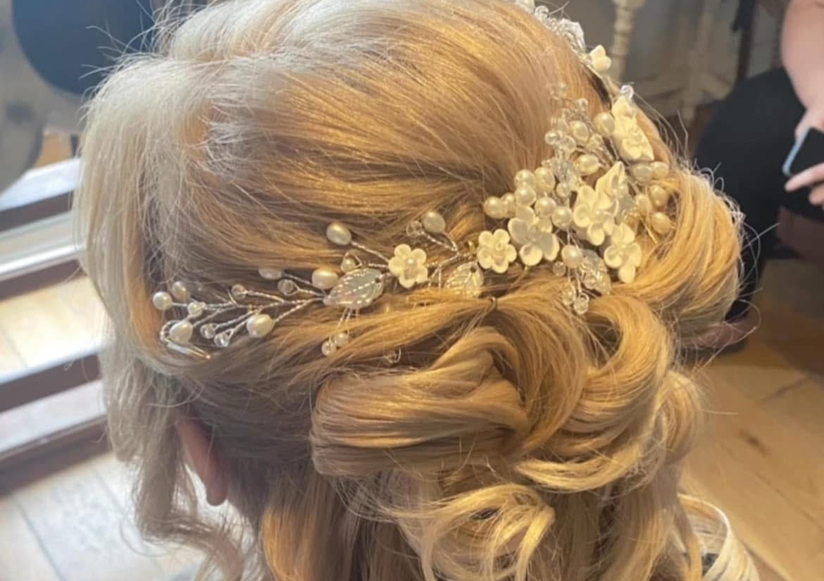 Trial Bridal Wedding Hair Style 
