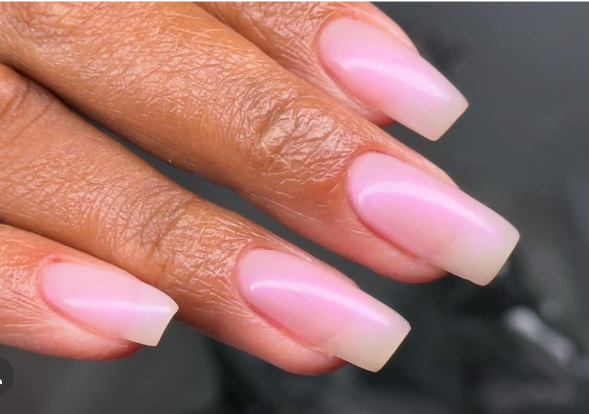 Gel overlay /medium/long nails (plain colour)