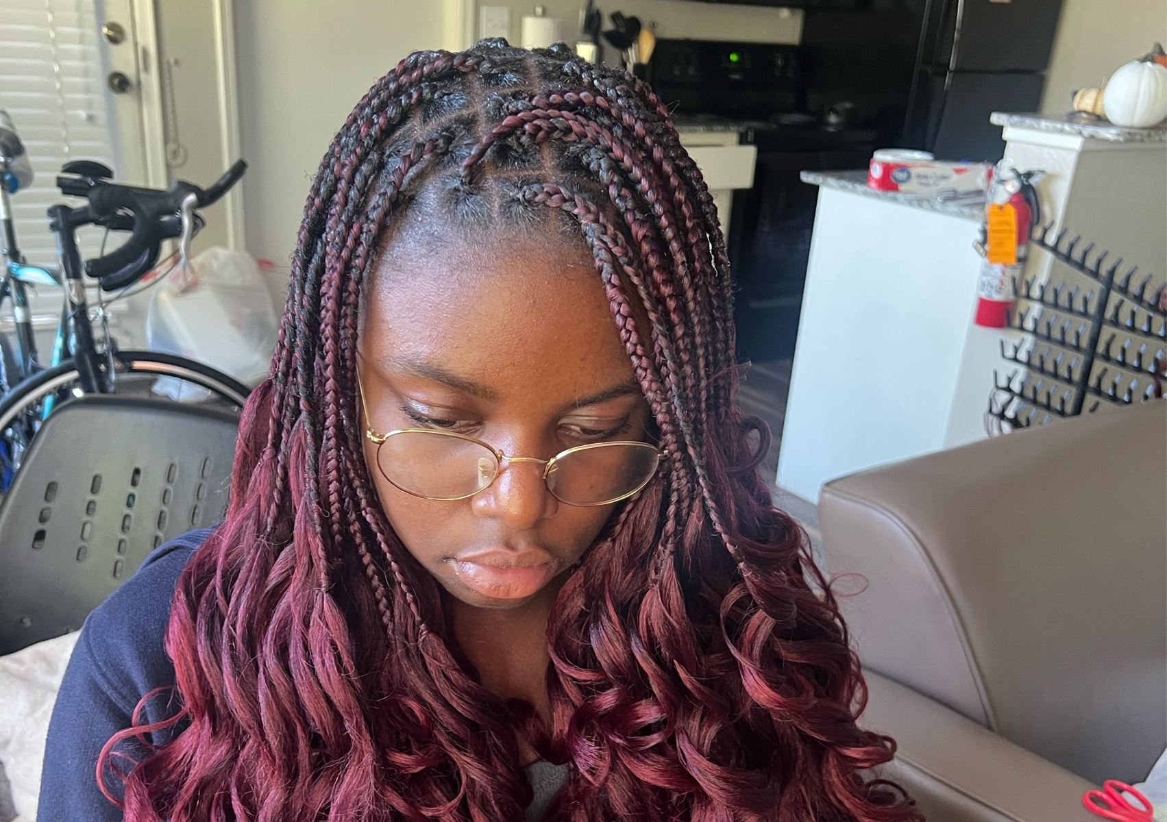 French Curl Braids
