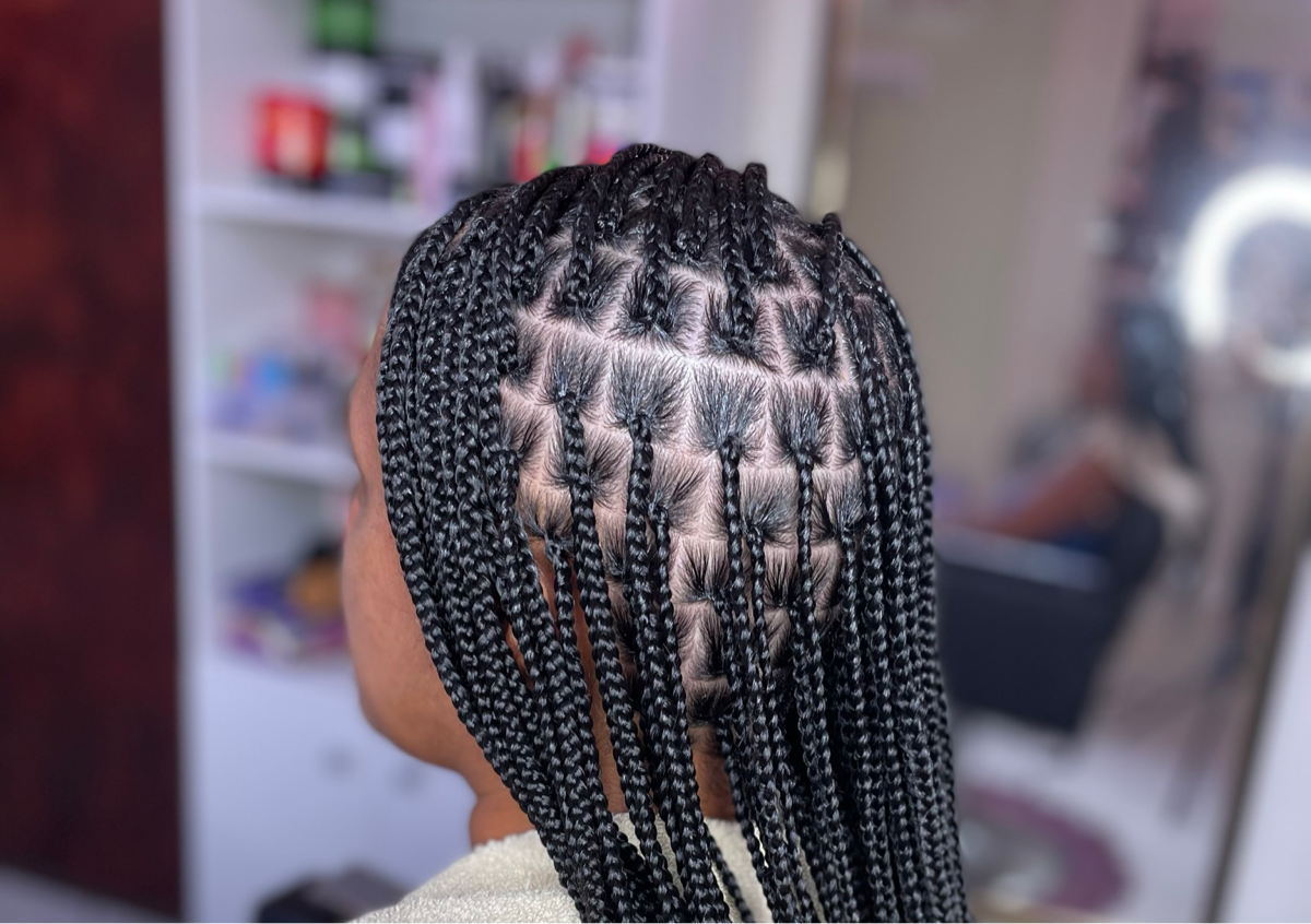 Small Knotless Braids