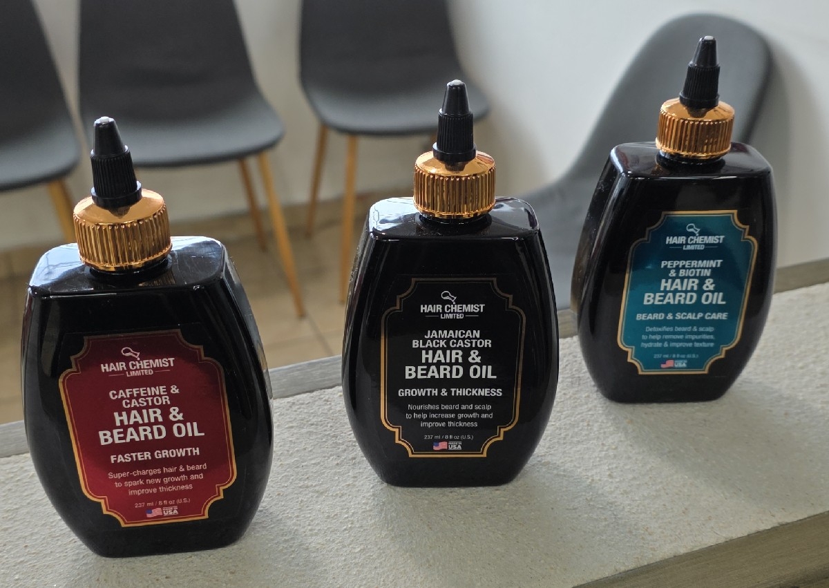 Aceites para cabello y barba (variedad)