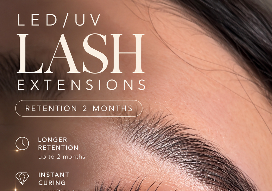 LED/UV lash extensions (retention 2 months) (2/3)