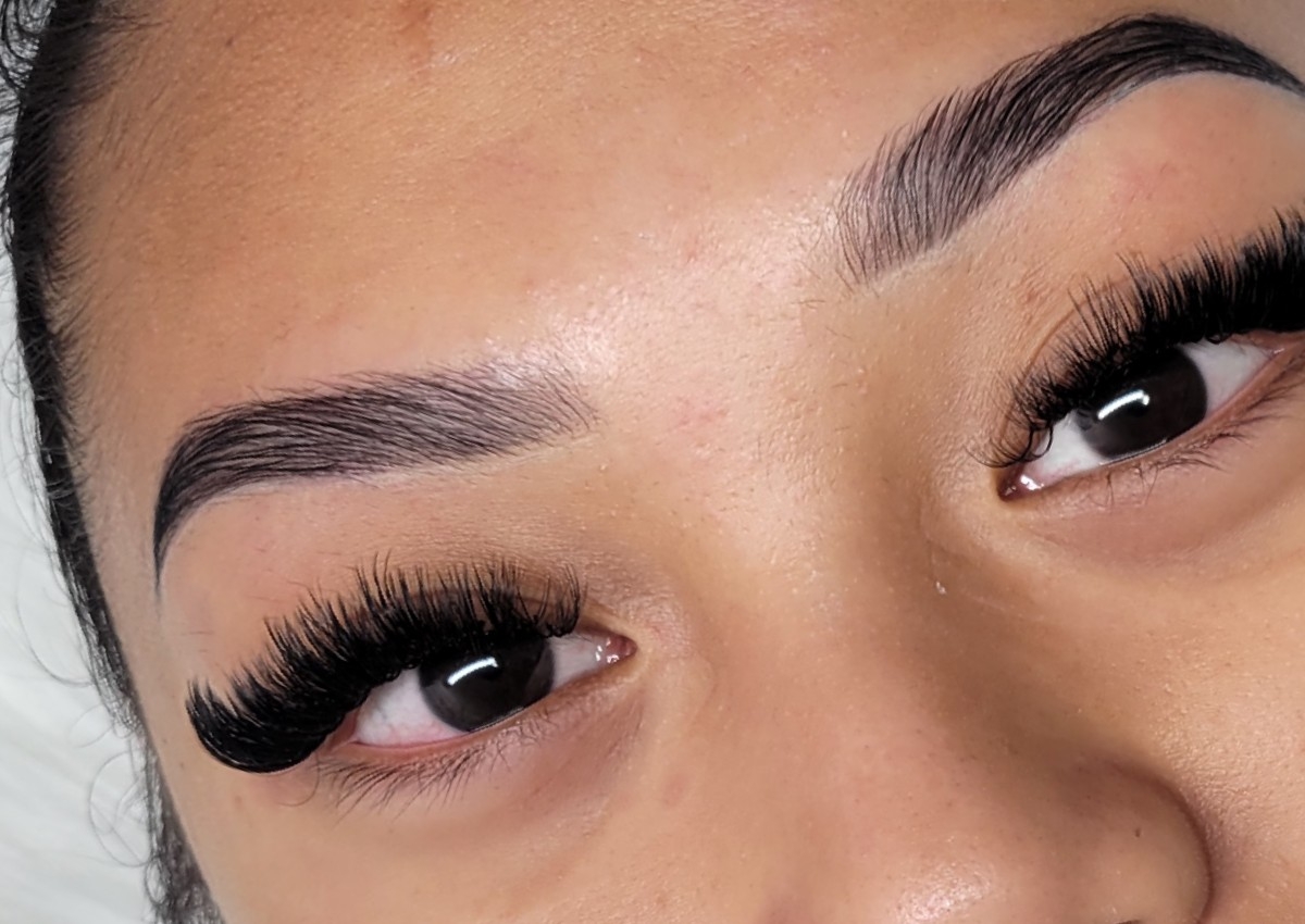 Brow Lamination and hybrid tint +wax