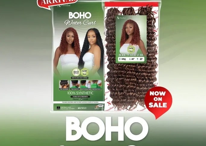 Xpression Boho Water Curl-120grams