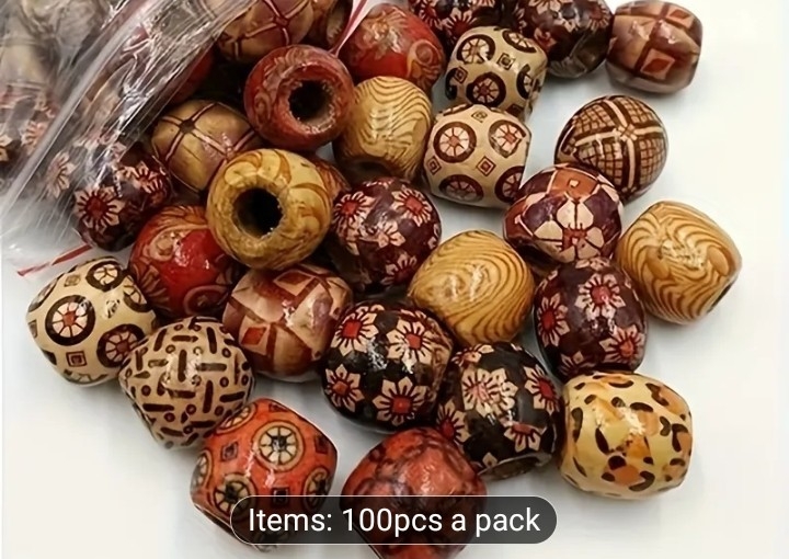 Colorful Wooden Beads 