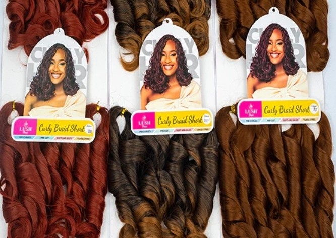 Lush Curly Braid (Short) -30" length,320grams