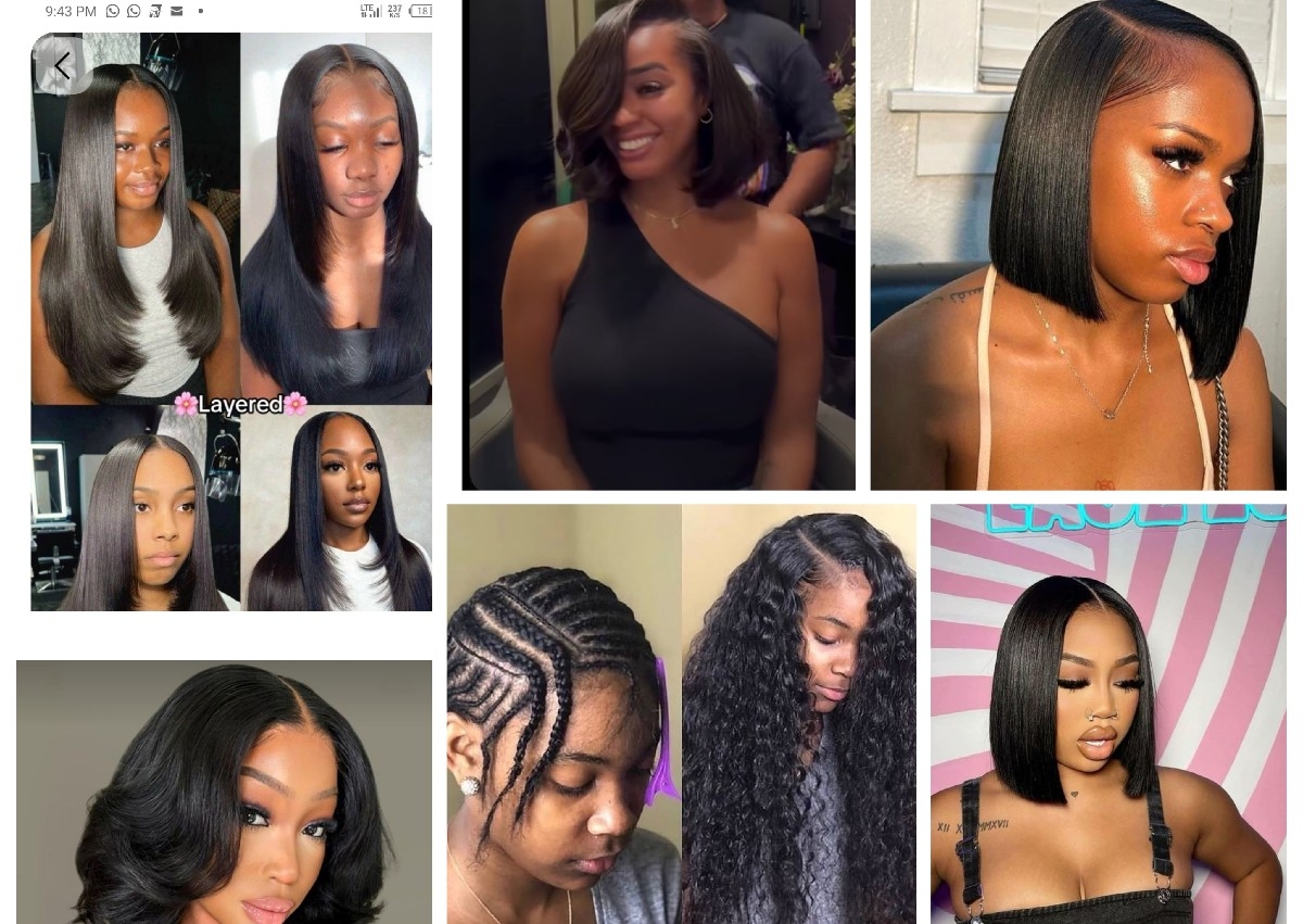 Sew-in/ Fixing of weave- on (human hair bundles)