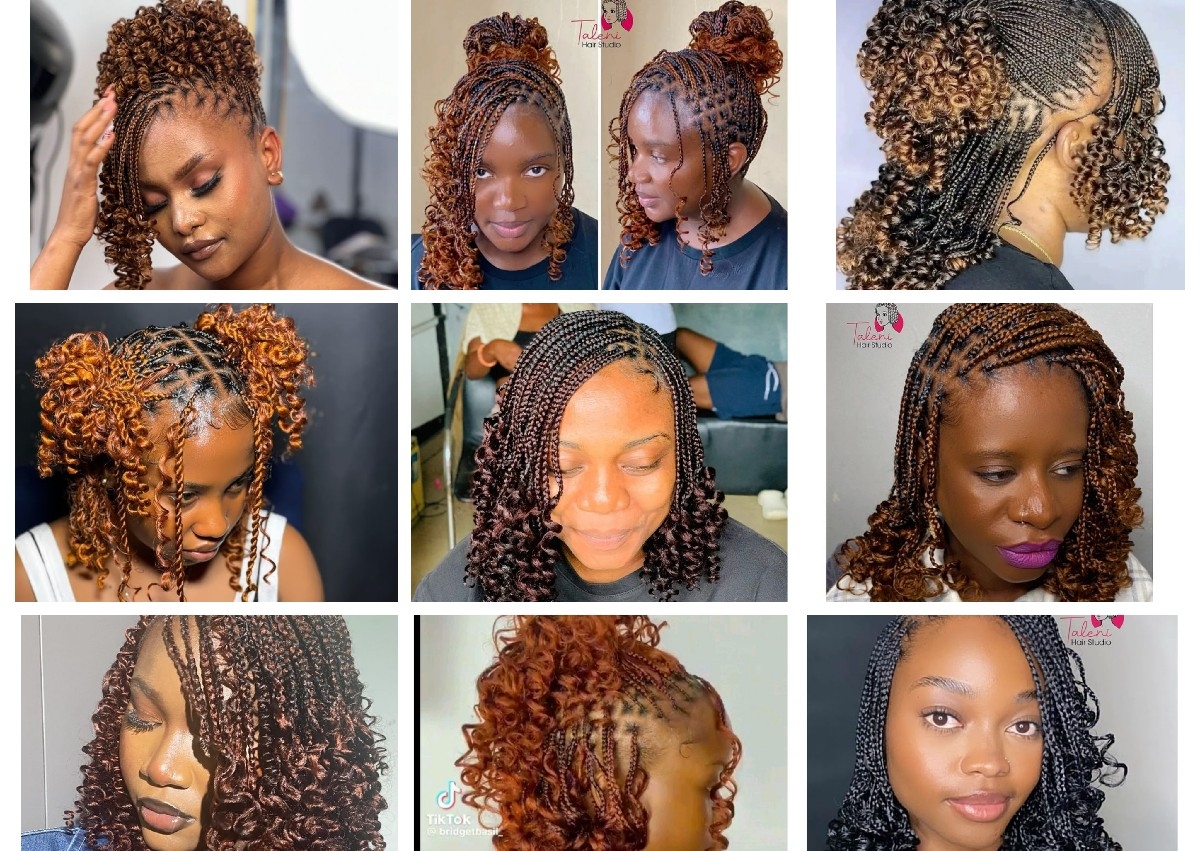Curly Braids- Short