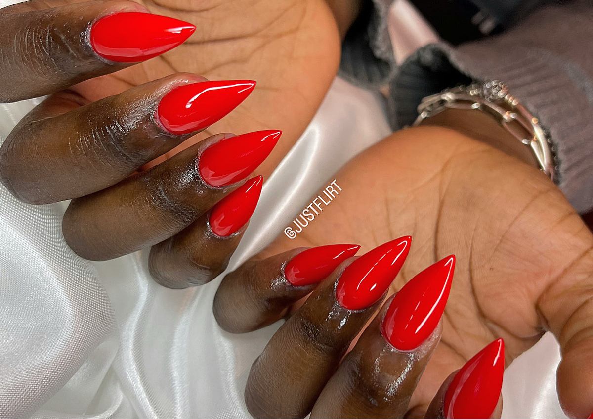 Short Gel Fullset (stiletto) 