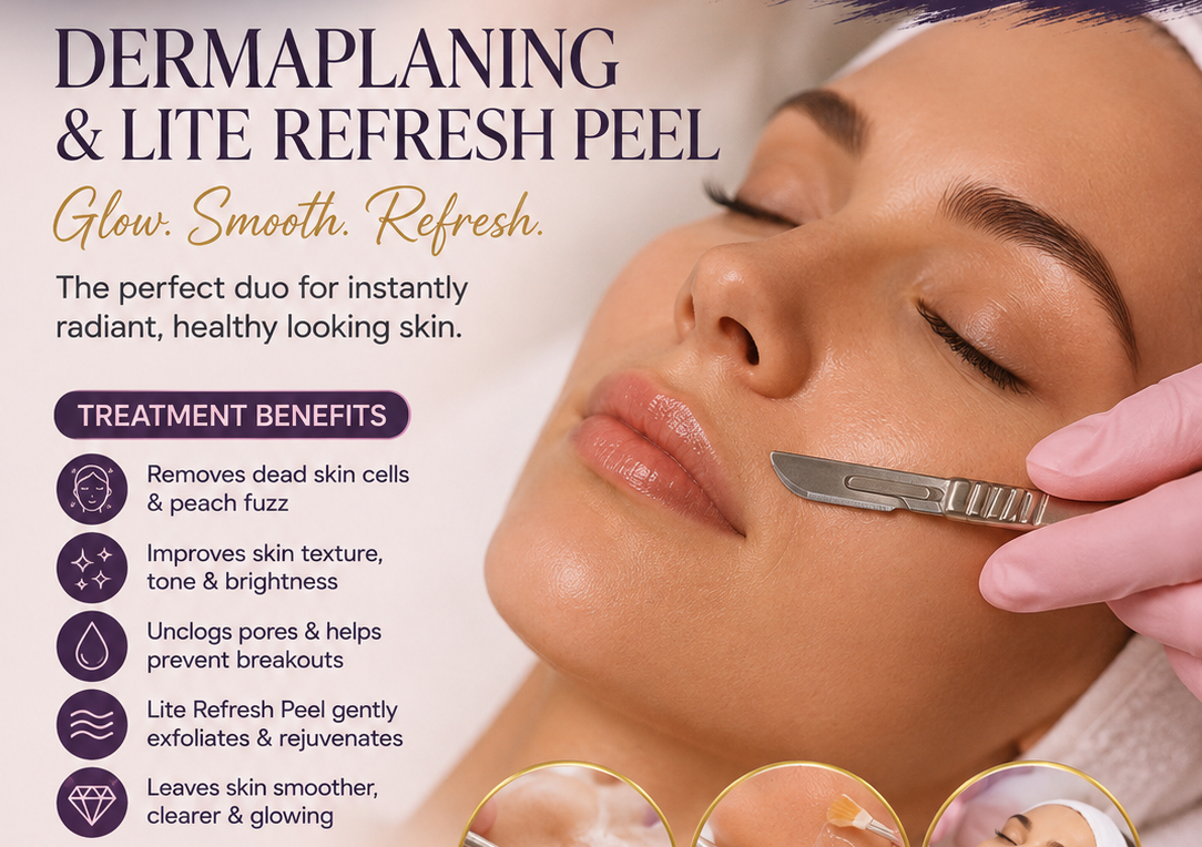 Dermaplaning & Lite Refresh Peel 