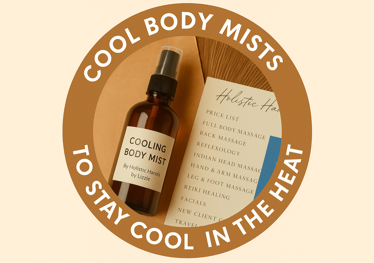 60ml Cooling peppermint and tea tree body mist.