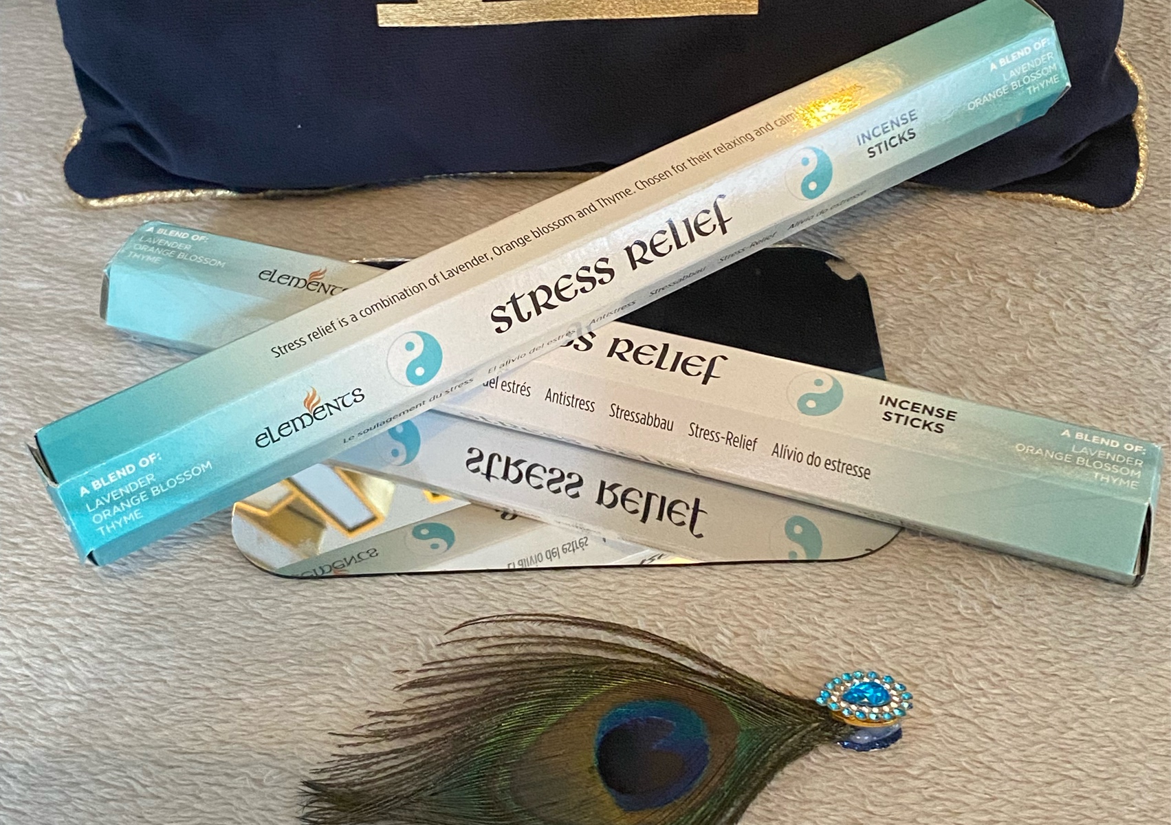 Stress Relief fragrance incense sticks.