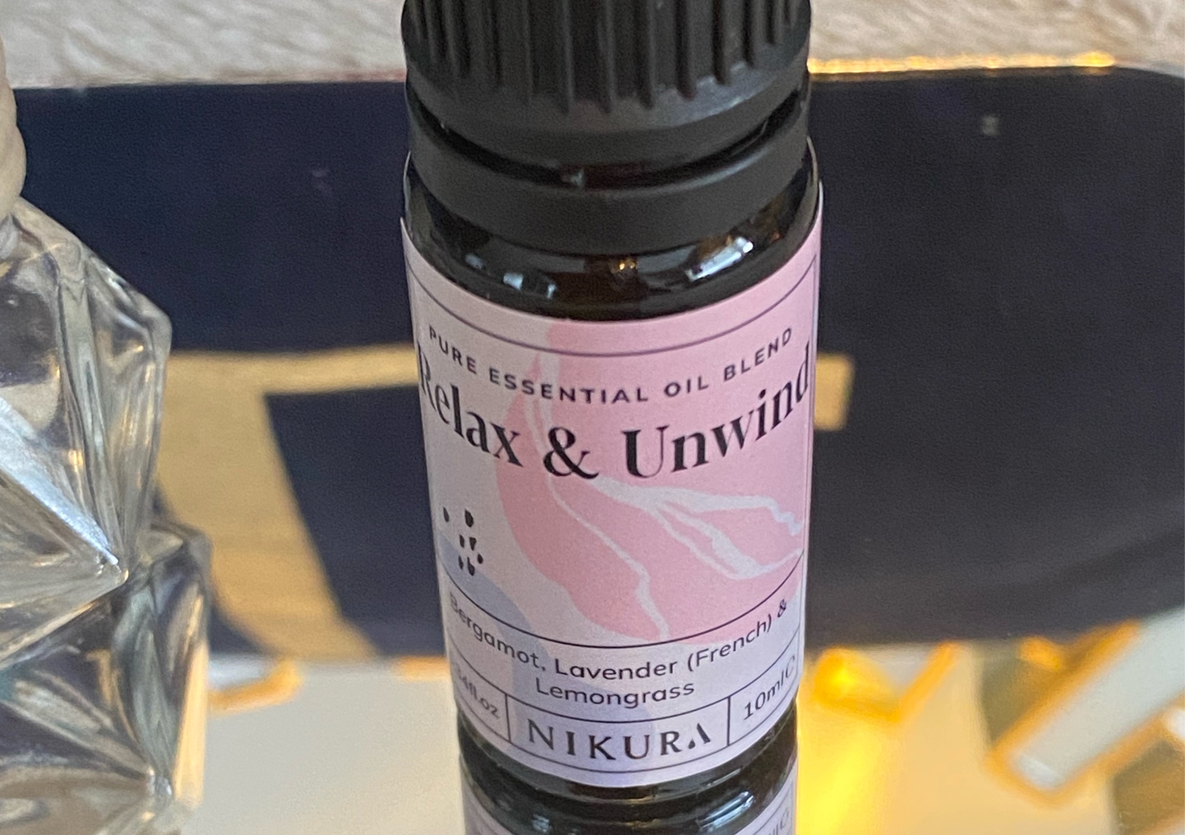 Nikura relax and unwind essential oil gift set