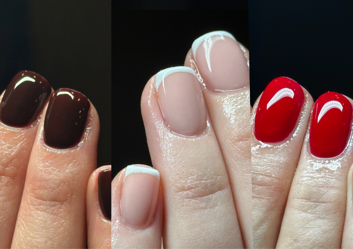 BIAB with gel colour 