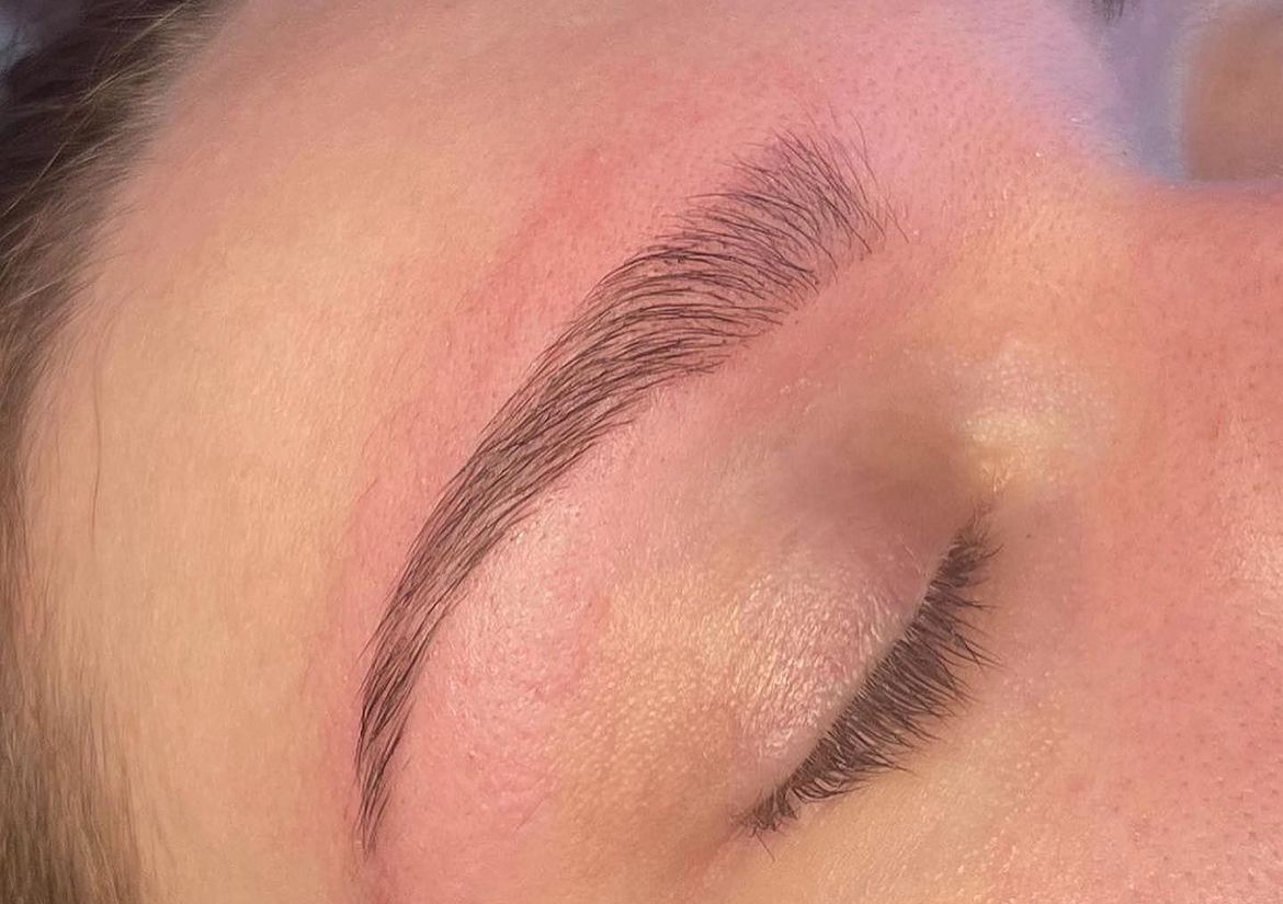 Brow wax and tint