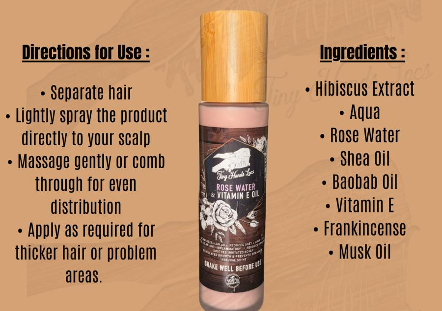 ROSE WATER & VITAMIN E OIL