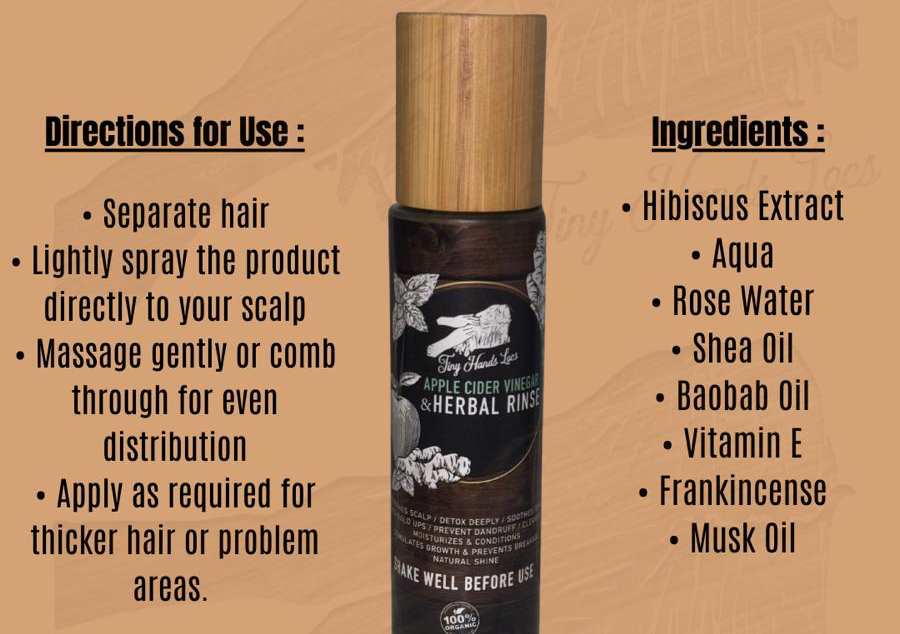 APPLE CIDER VINEGAR RINSE