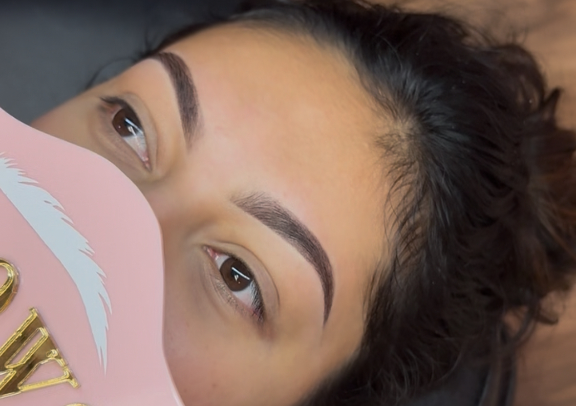 brow stain + wax