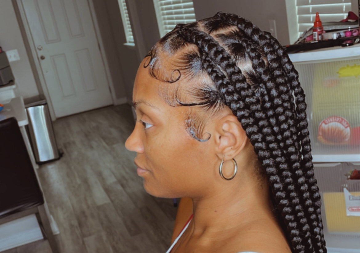 Large Knotless waist /butt length 