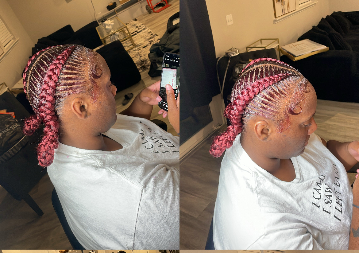  2 Adult Feed Ins with buns for straight butt length is $85