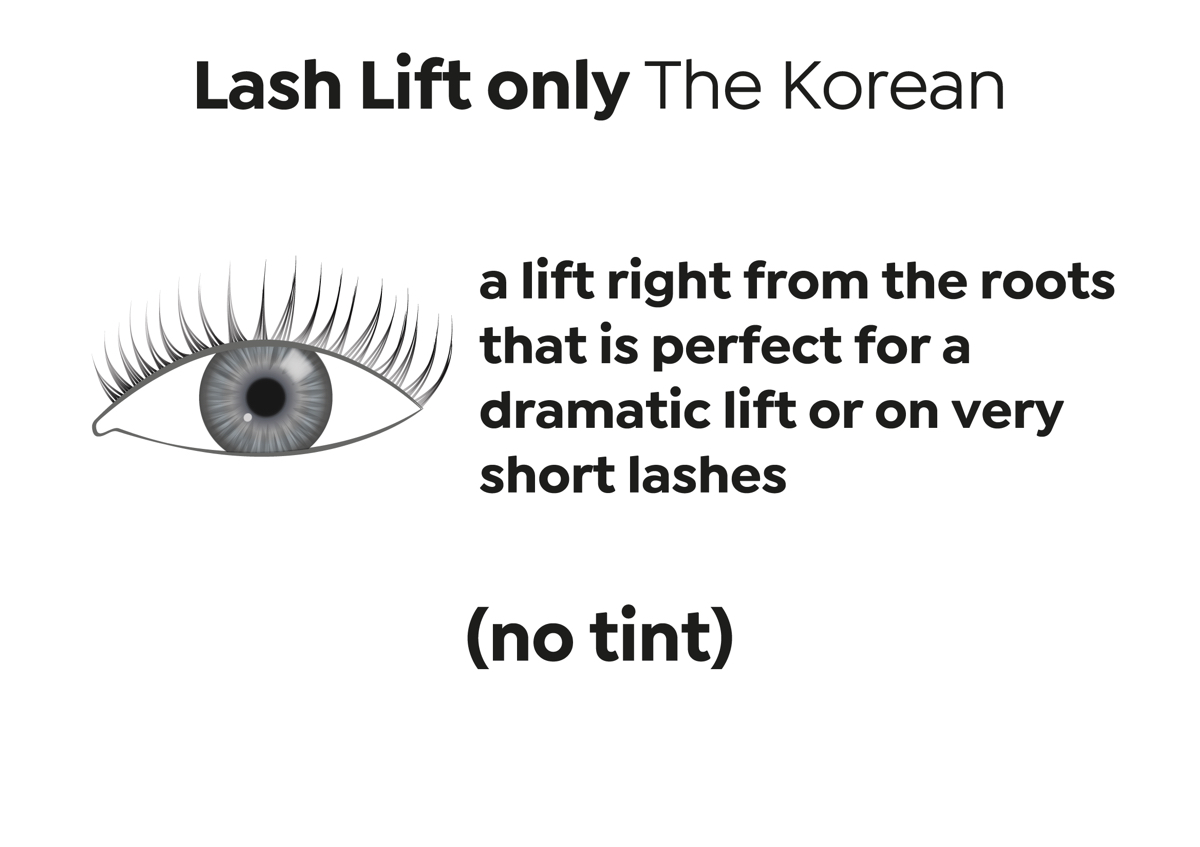 Lash Lift only: The KOREAN w/ new client consultation