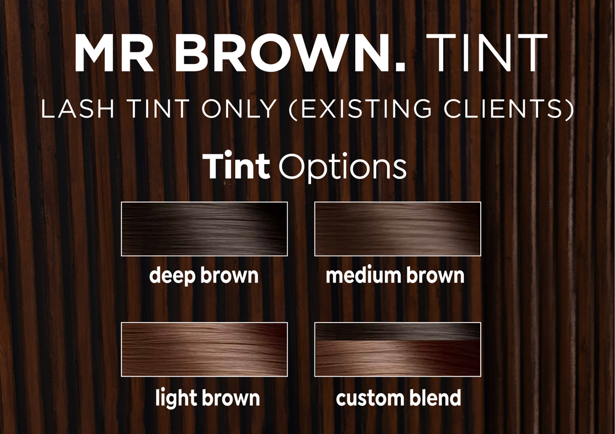 Mr Brown Lash Tint Only (existing client)