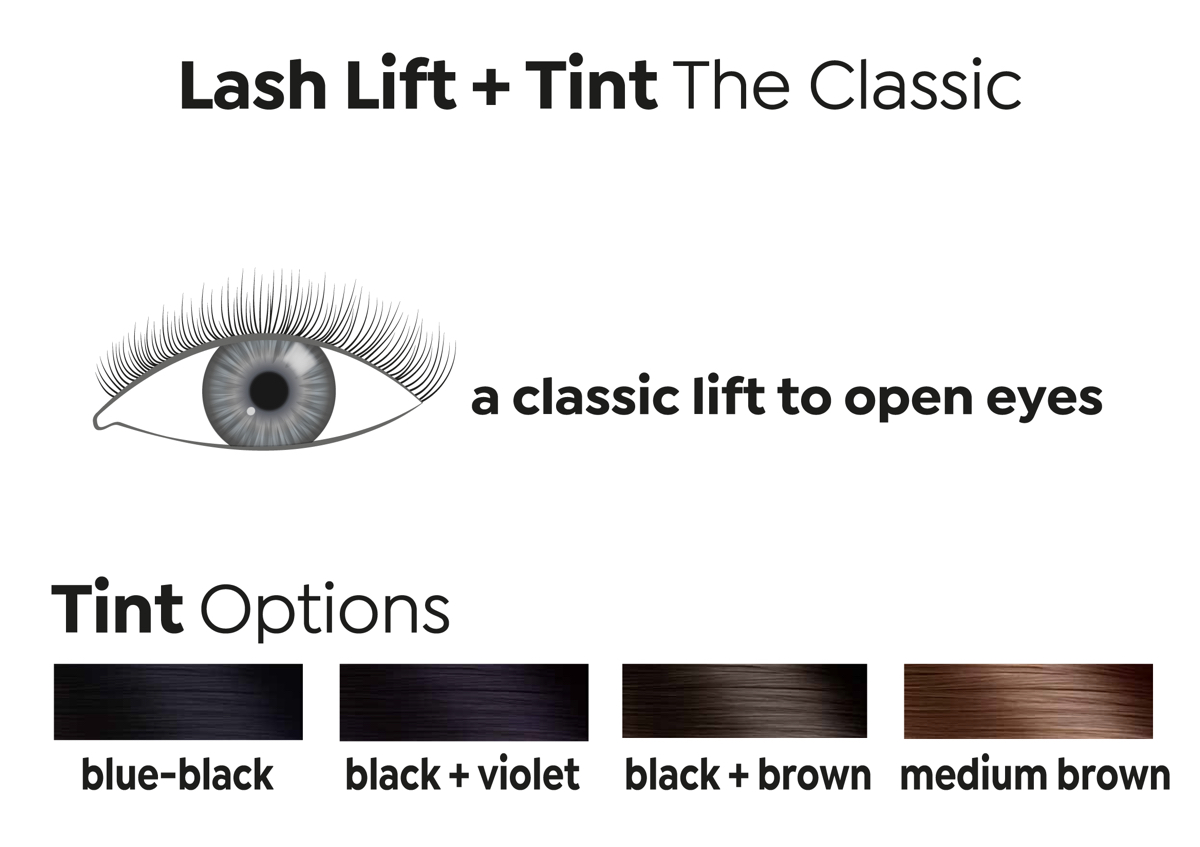 Lash Lift + Tint: The CLASSIC