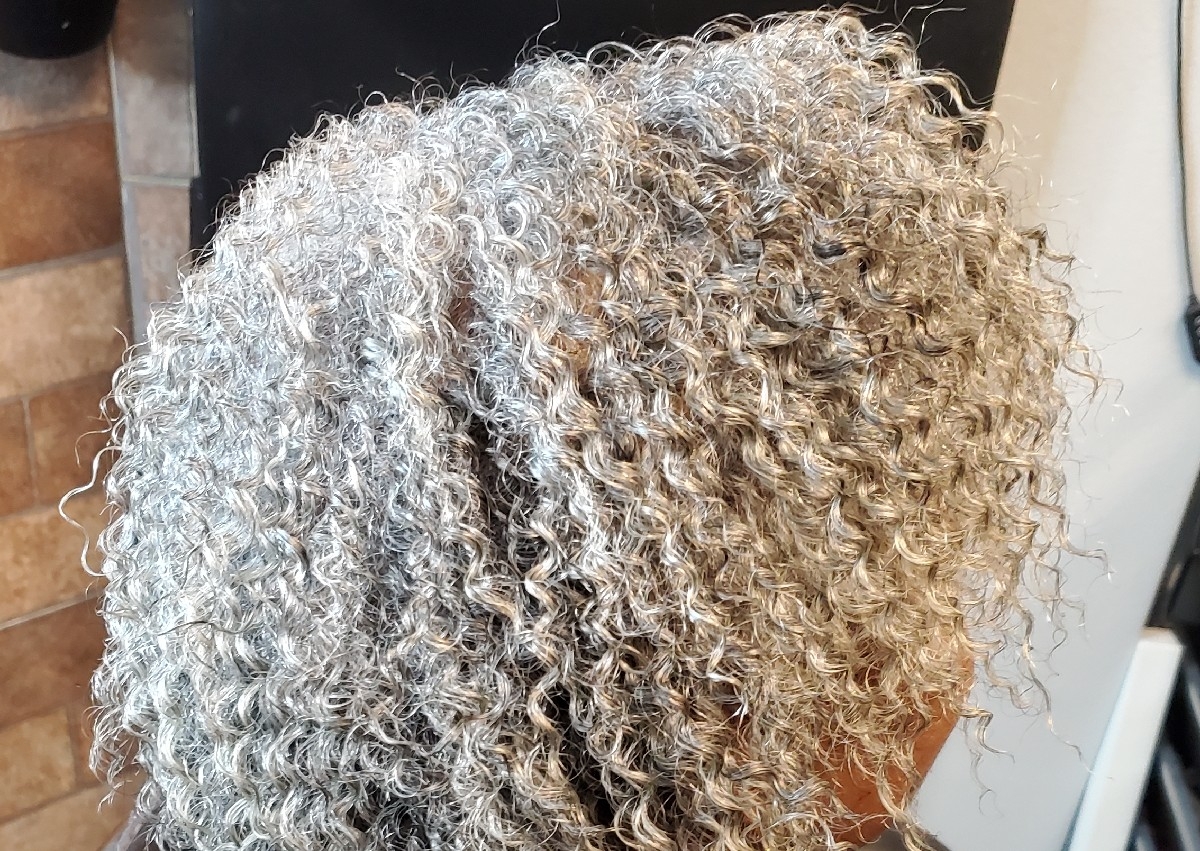 Natural Hair Shampoo, Blowdry, Flatiron, or Style 