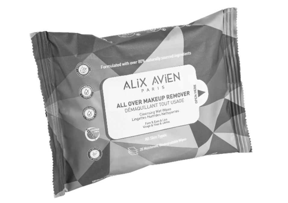 Alix Avien Drėgnos makiažo valymo servetėlės
