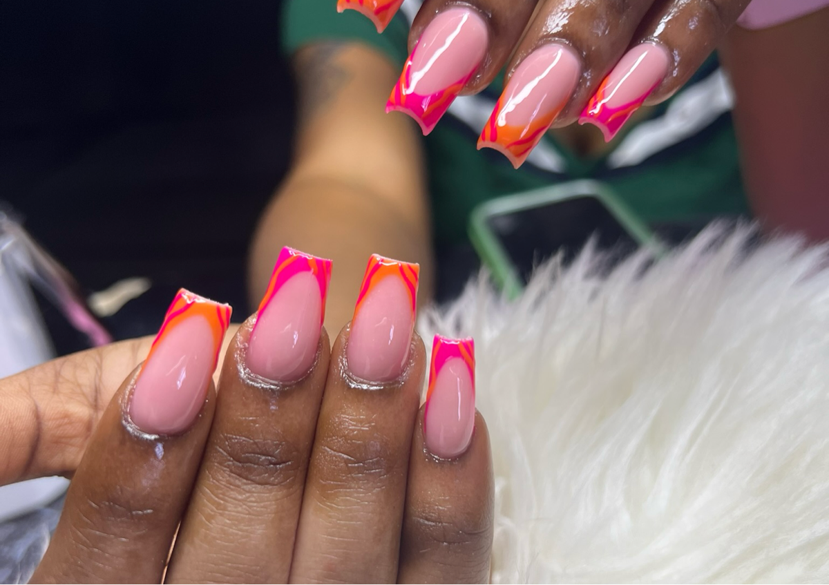 Medium Frenchies/gel (hands only)