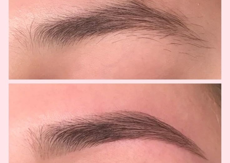 Augenbrauen Zupfen+ Färben/Pensat + vopsit 