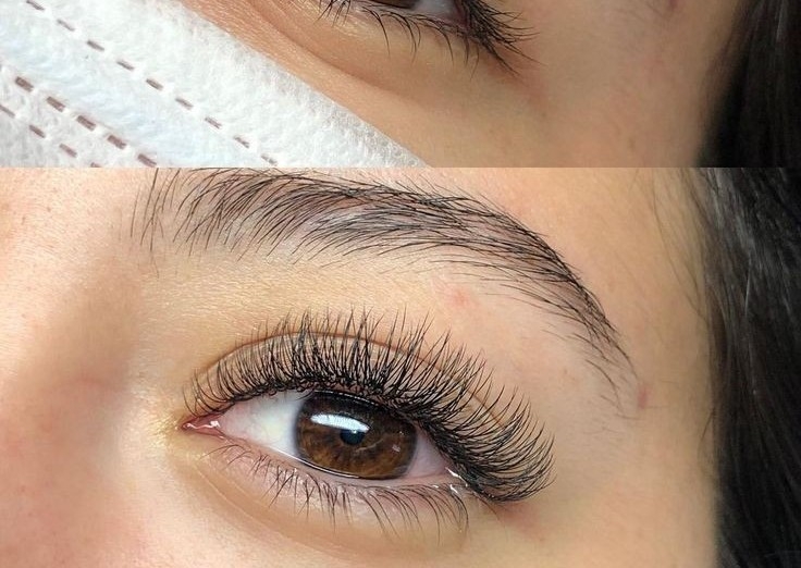 Wimpernverlängerungen Natur 1D-2D / Extensii gene 1D-2D