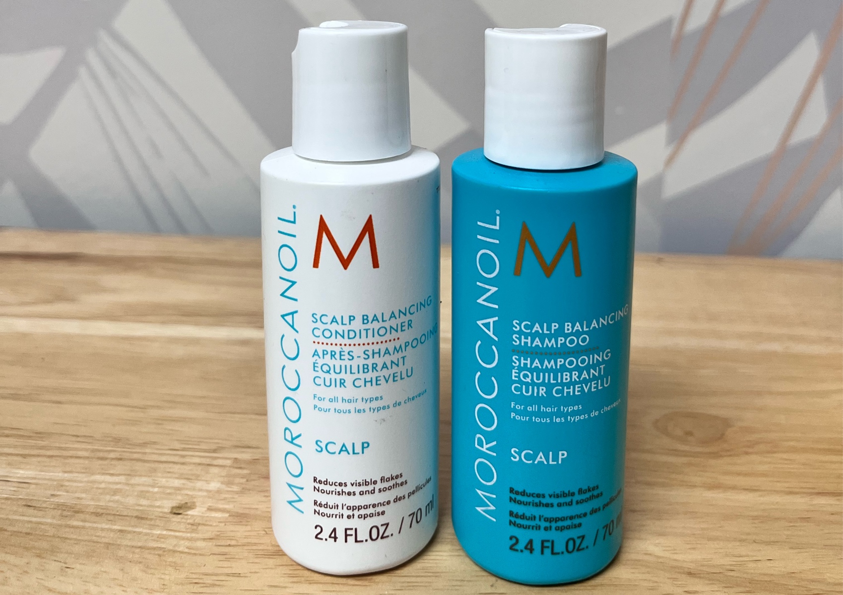 Shampo y acondicionador de Moroccanoil